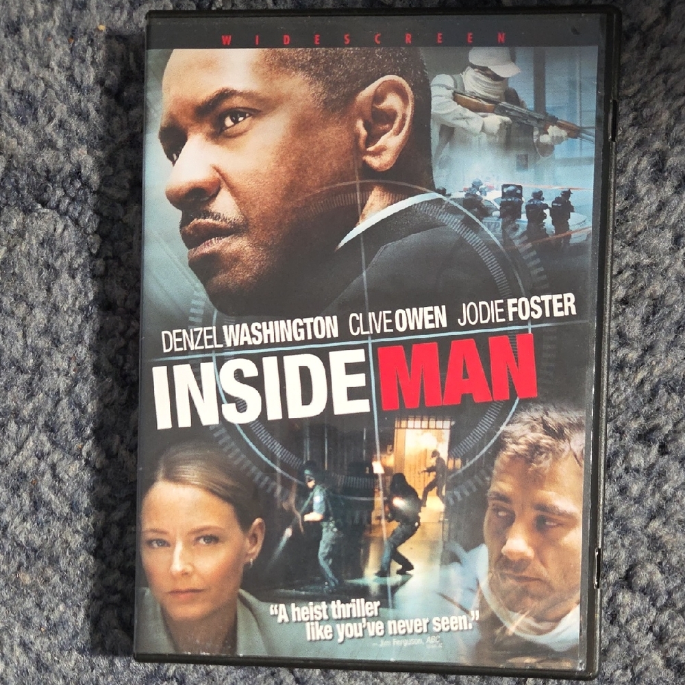 💚FOR SALE ONLY NO TRADES 💚Inside Man DVD